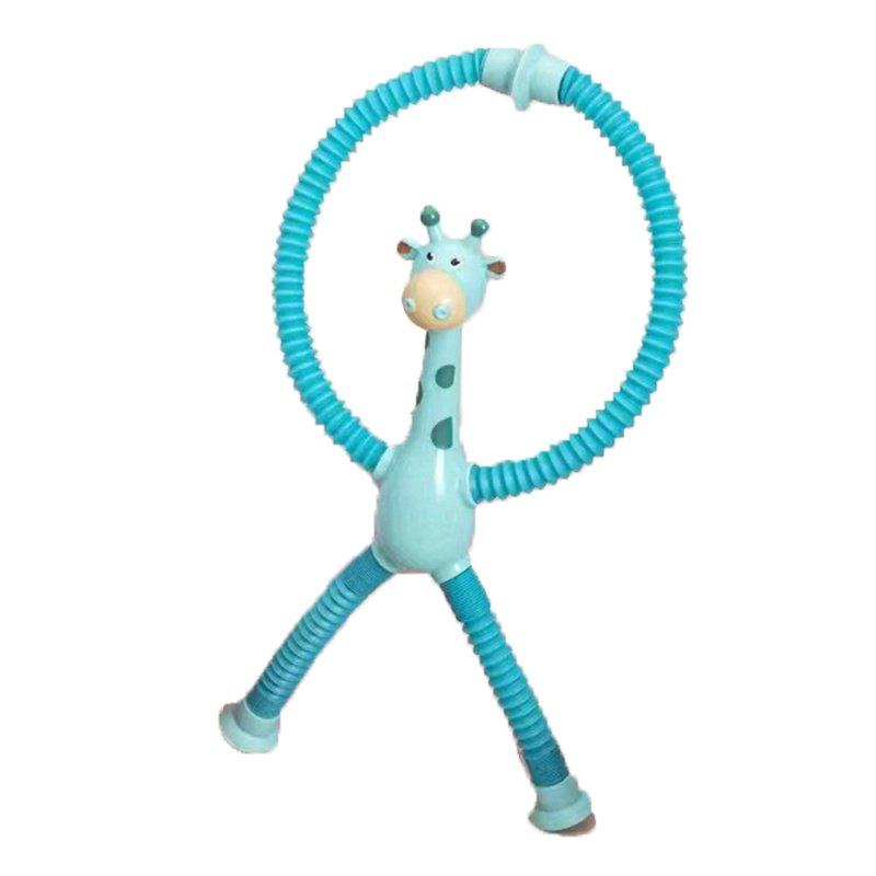 Jouet girafe à ventouse télescopique, jouets sensoriels jouet